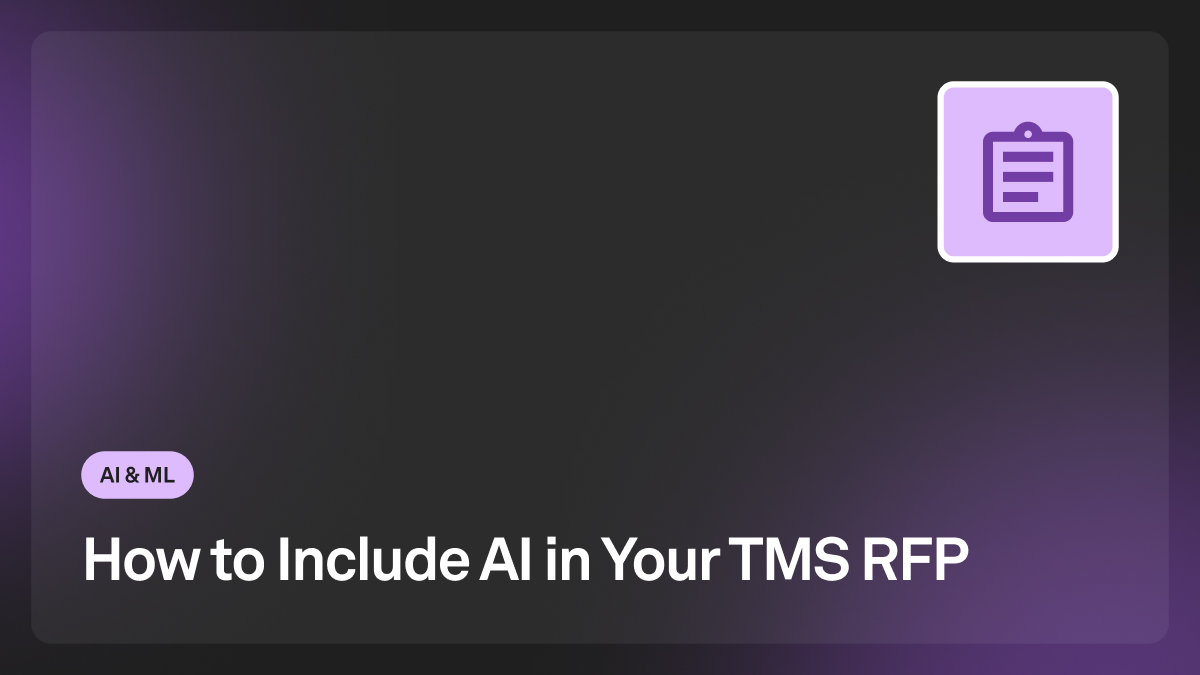 ai tms rfp