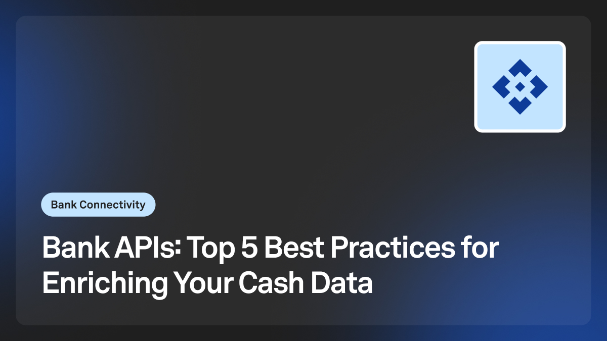 bank apis best practices