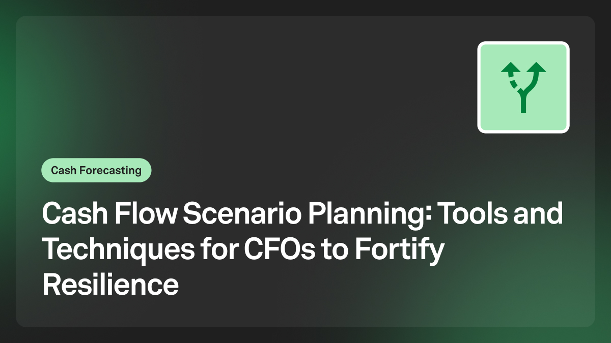 cfo scenario planning techniques