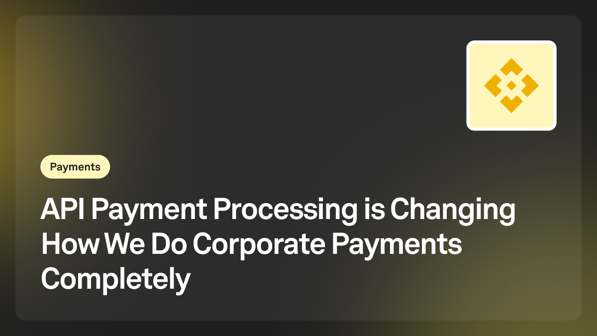corporate api payment processing