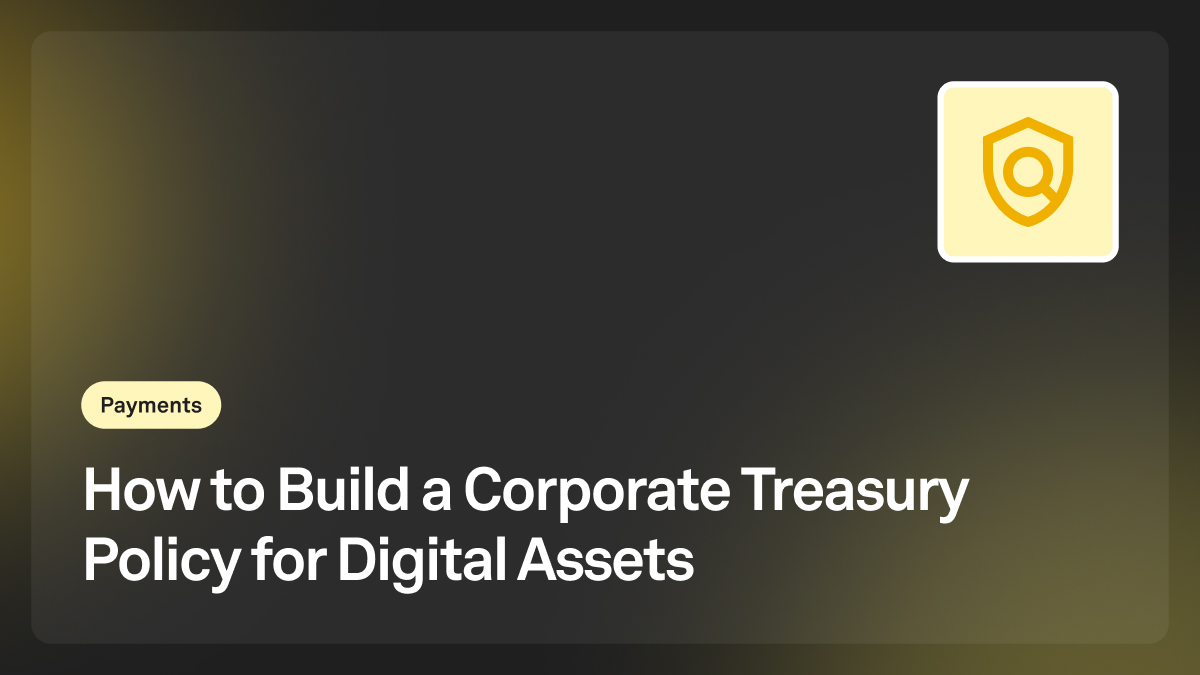 corporate treasury digital assets
