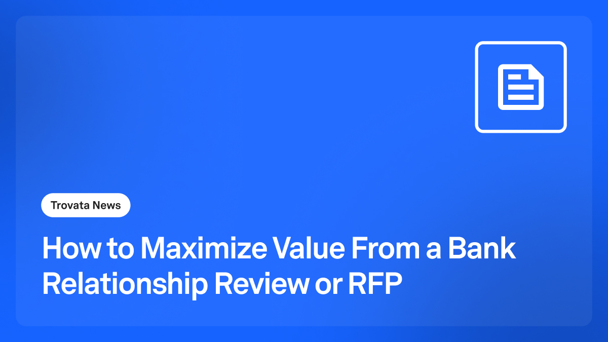 maximize value from bank relationship