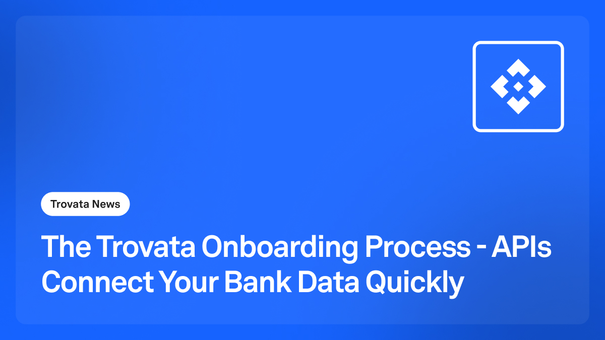 trovata onboarding process apis