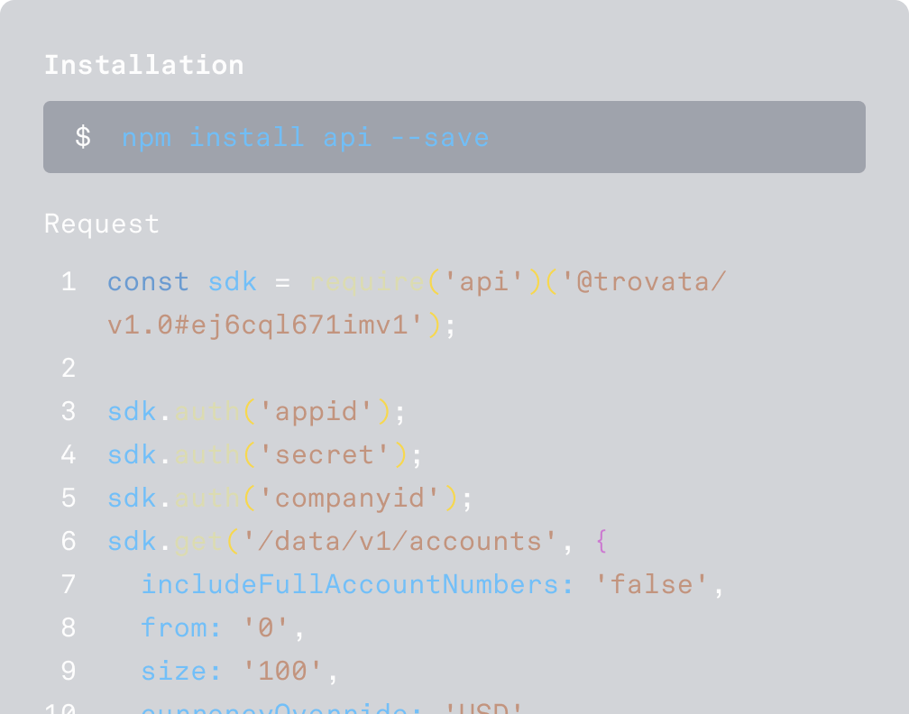 api screen