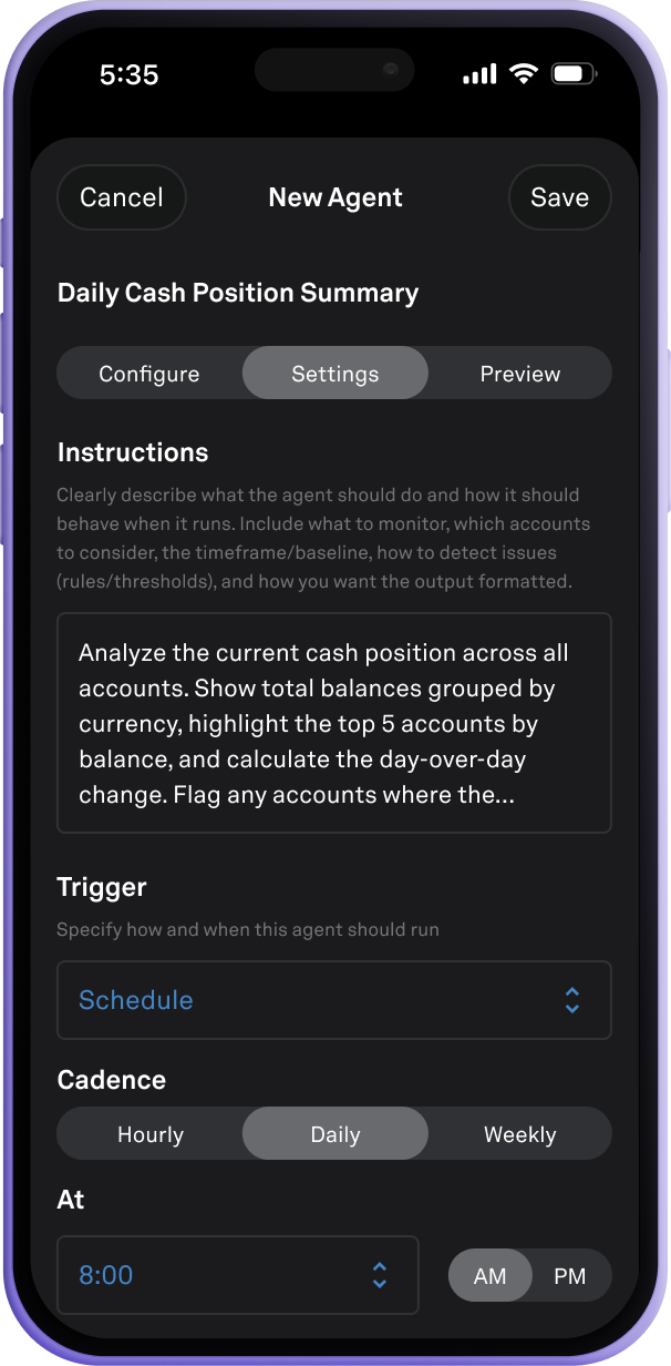 trovata ai on mobile