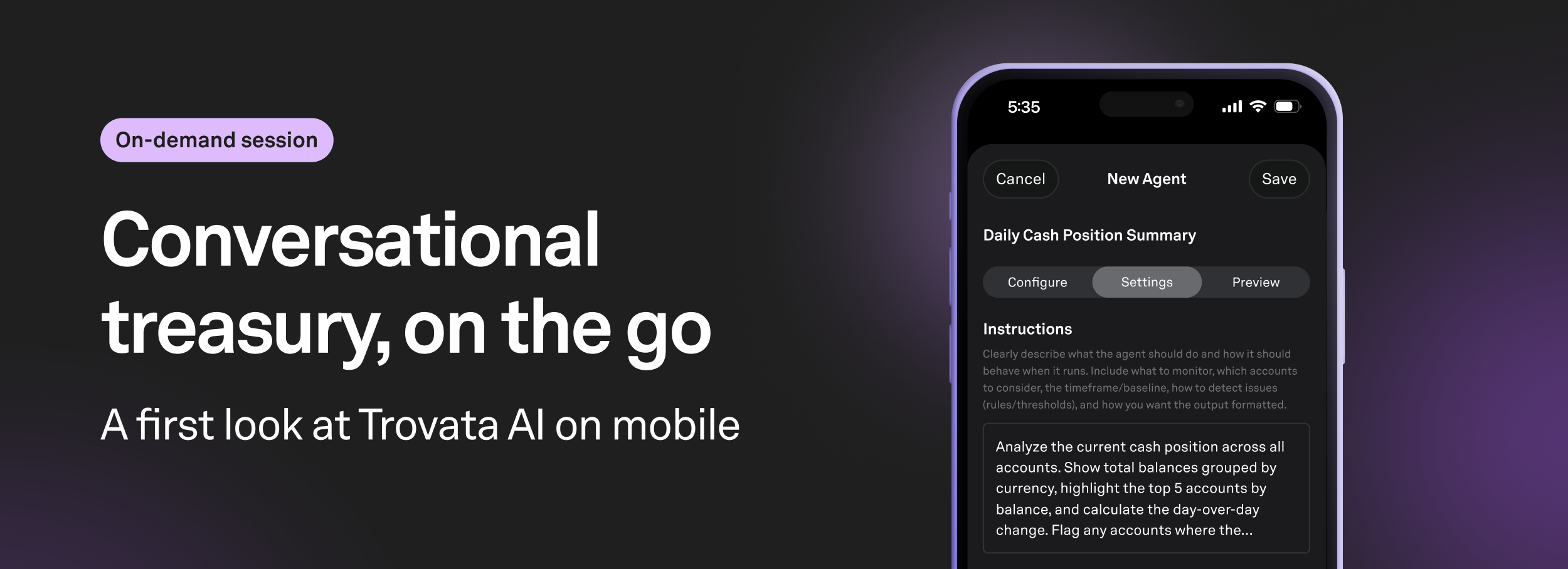 trovata ai on mobile