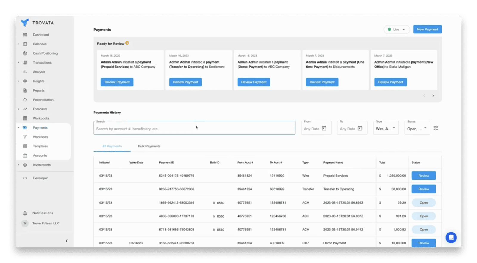 treasury management software for real estate